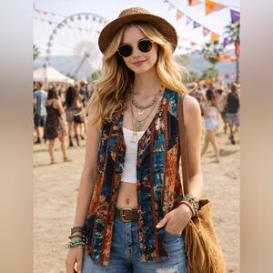 Papa Vancouver Cotton Print Top